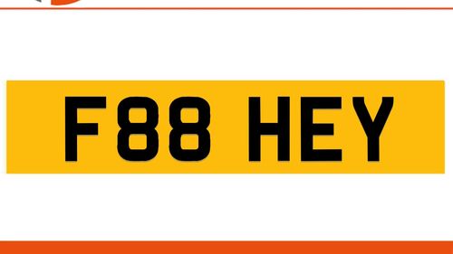 Picture of F88 HEY FOOHEY Private Number Plate On DVLA Retention Ready - For Sale