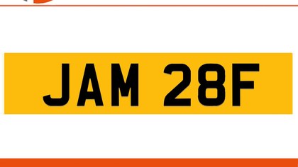 JAM 28F JAMES Private Number Plate On DVLA Retention Ready