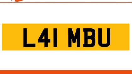 L41 MBU LAMBU Private Number Plate On DVLA Retention Ready