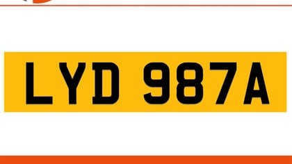 LYD 987A LYDIA Private Number Plate On DVLA Retention Ready