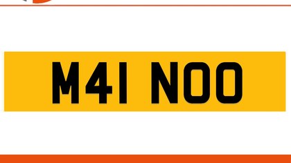 M41 NOO MAINOO Private Number Plate On DVLA Retention Ready