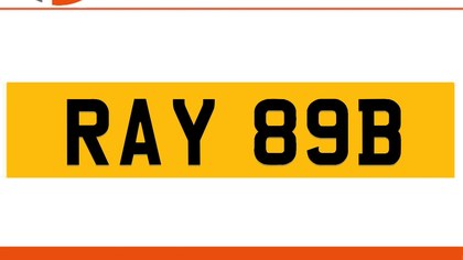 RAY 89B RAYMOND Private Number Plate On DVLA Retention Ready