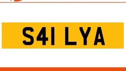 S41 LYA SALLY Private Number Plate On DVLA Retention Ready