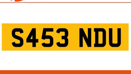S453 NDU SANDU Private Number Plate On DVLA Retention Ready