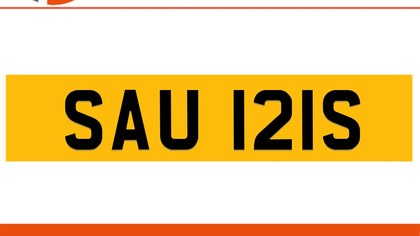 SAU 121S SAUL Private Number Plate On DVLA Retention Ready