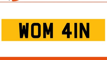WOM 41N WOMAN Private Number Plate On DVLA Retention Ready