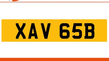 XAV 65B XAVIER Private Number Plate On DVLA Retention Ready