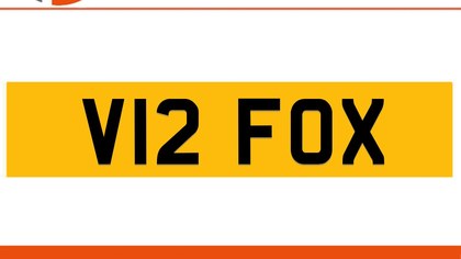 V12 FOX Private Number Plate On DVLA Retention Ready To Go