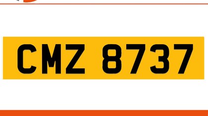 CMZ 8737 Private Number Plate On DVLA Retention Ready To Go