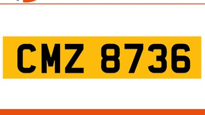 CMZ 8736 Private Number Plate On DVLA Retention Ready To Go