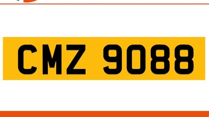 CMZ 9088 Private Number Plate On DVLA Retention Ready To Go