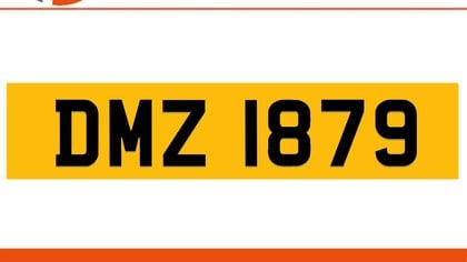 DMZ 1879 Private Number Plate On DVLA Retention Ready To Go