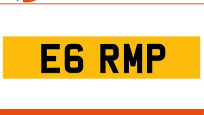 E6 RMP Private Number Plate On DVLA Retention Ready To Go