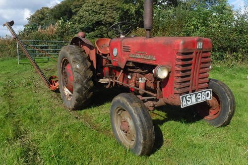 1955 VERY EARLY MODEL B250 & MOWER WORKS SEE VID CAN DELIVER SOLD