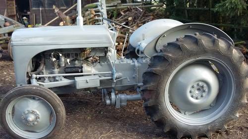 1950 ferguson tvo   with grass cutter  For Sale