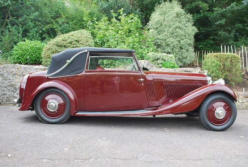 1934 Bentley 3.5 litre Drophead Coupe by James Young  In vendita