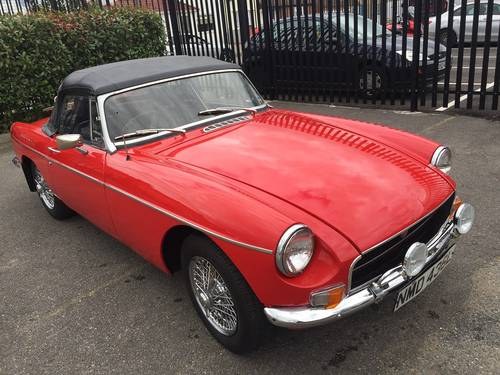 MGB Roadster in Red 1972 SOLD