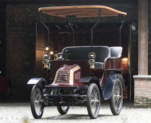 1901 HURTU TYPE H 4½HP REAR-ENTRANCE TONNEAU  For Sale by Auction