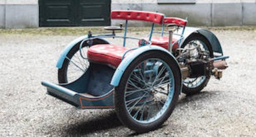 C.1898 LÉON BOLLÉE 3HP TANDEM TWO-SEATER For Sale by Auction