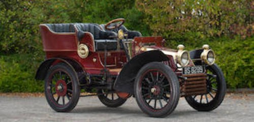 1901 SCHAUDEL 10HP TWIN-CYLINDER FOUR-SEAT  In vendita all'asta