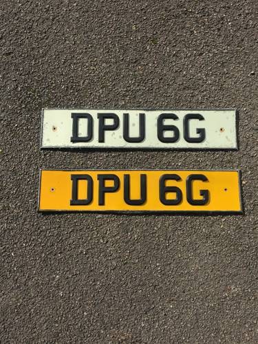 1969 DPU 6G Personalised Cherished Private registration For Sale