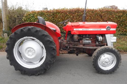 1969 MF135 WORKING AFFORDABLE VINTAGE TRACTOR SEE VID CAN DELIVER SOLD