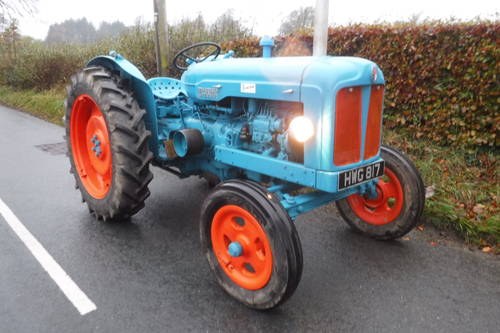 1956 FORDSON MAJOR ALL WORKS ROAD REG & TIDY SEE VID CAN DELIVER SOLD