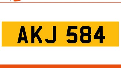 AKJ 584 Private Number Plate On DVLA Retention Ready To Go