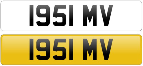 Registration Number ‘1951 MV’ For Sale by Auction
