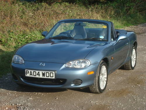 2004 Mazda MX5 1.6i Arctic 25000 miles from new SOLD