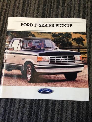 ford f series sales brochure 1988 For Sale
