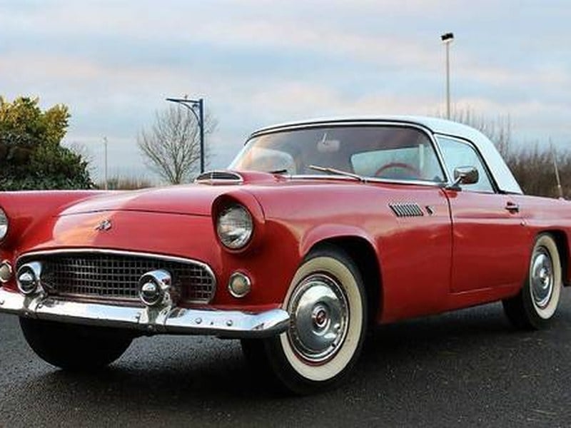 1955 Ford Thunderbird 312ci V8. Just arrived.