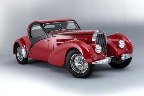 1938 Bugatti Type 57C coupé Atalante In vendita all'asta