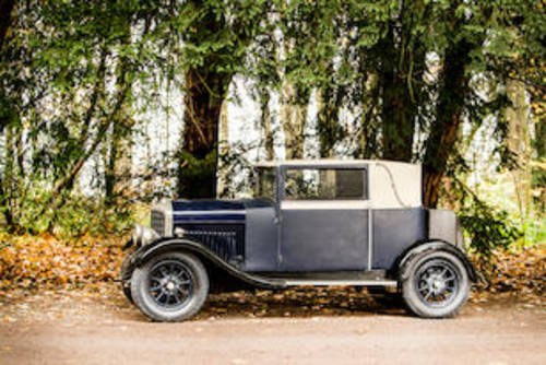 1926 Imperia Type 8-25SS 8HP Fabric Saloon For Sale by Auction