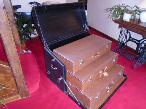 Luggage trunk, believed to be from a 1920s Sunbeam SOLD