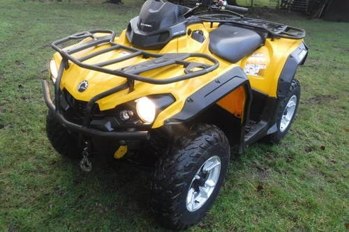 CanAm OUTLANDER 570 1 OWNER 2016 ROAD REG LOW MILES QUAD SOLD