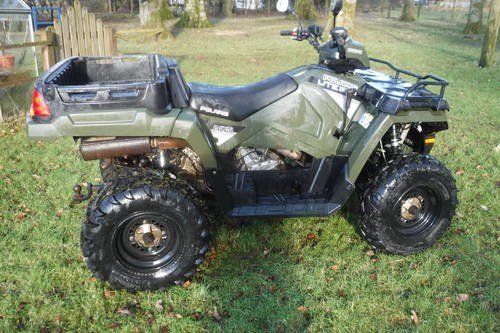 2016 POLARIS 570 4X4 QUAD WITH TIPPING CARGO BED VERY TIDY BIKE SOLD