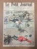 1906 VELODROME BUFFALO -PARIS MOTORCYCLE RACING PRINT.  In vendita