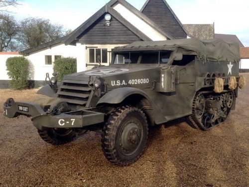 1944 White Motor Company M3 Half-Track Personnel Carrier For Sale by Auction