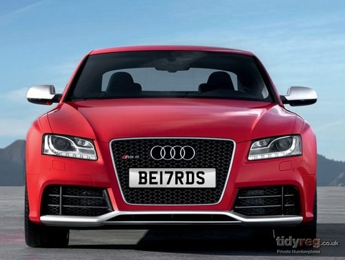 Beards private car registration number plate For Sale