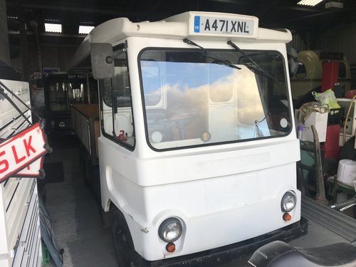 1983 Rare and useable Electric Milk Float drop sides VENDUTO