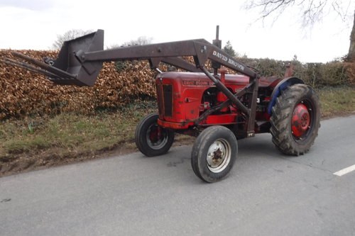 1962 DB880 CHEAP ALL WORKING LOADER TRACTOR SEE VID CAN DROP VENDUTO
