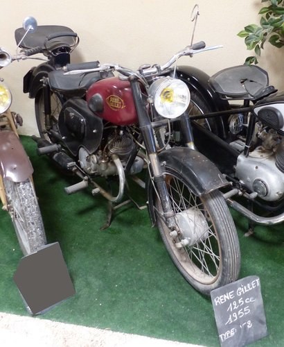 MOTO RENÉ GILLET 125 CM3 V2 -1955 for sale by auction For Sale by Auction
