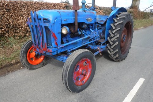 1958 FORDSON MAJOR ALL WORKING OFF FARM ORIGINAL TRACTOR SEE VID SOLD