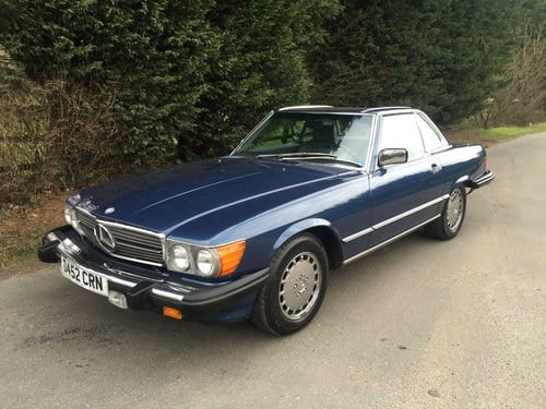1987 Mercedes-Benz 560SL Roadster: 24 Apr 2018 For Sale by Auction