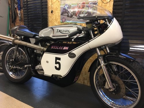1972 750cc Weslake Triton race bike In vendita